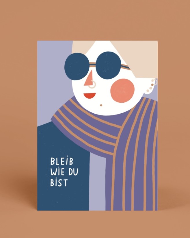 postkarte-bleib-so-wie-du-bist-marmelo-manufaktur-brandenburg