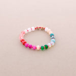 Load image into Gallery viewer, Elastisches Armband mit Perlen und Steinen: Kombiniert 1
