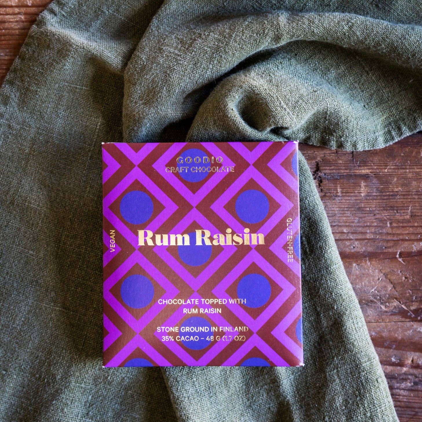 Rum-Rosinen Schokolade bio