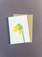 Load image into Gallery viewer, Klappkarte Schlüsselblume
