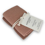 Lade das Bild in den Galerie-Viewer, Geschirrtücher Bio-Baumwolle 2er-Set Gestrickt Rootbeere
