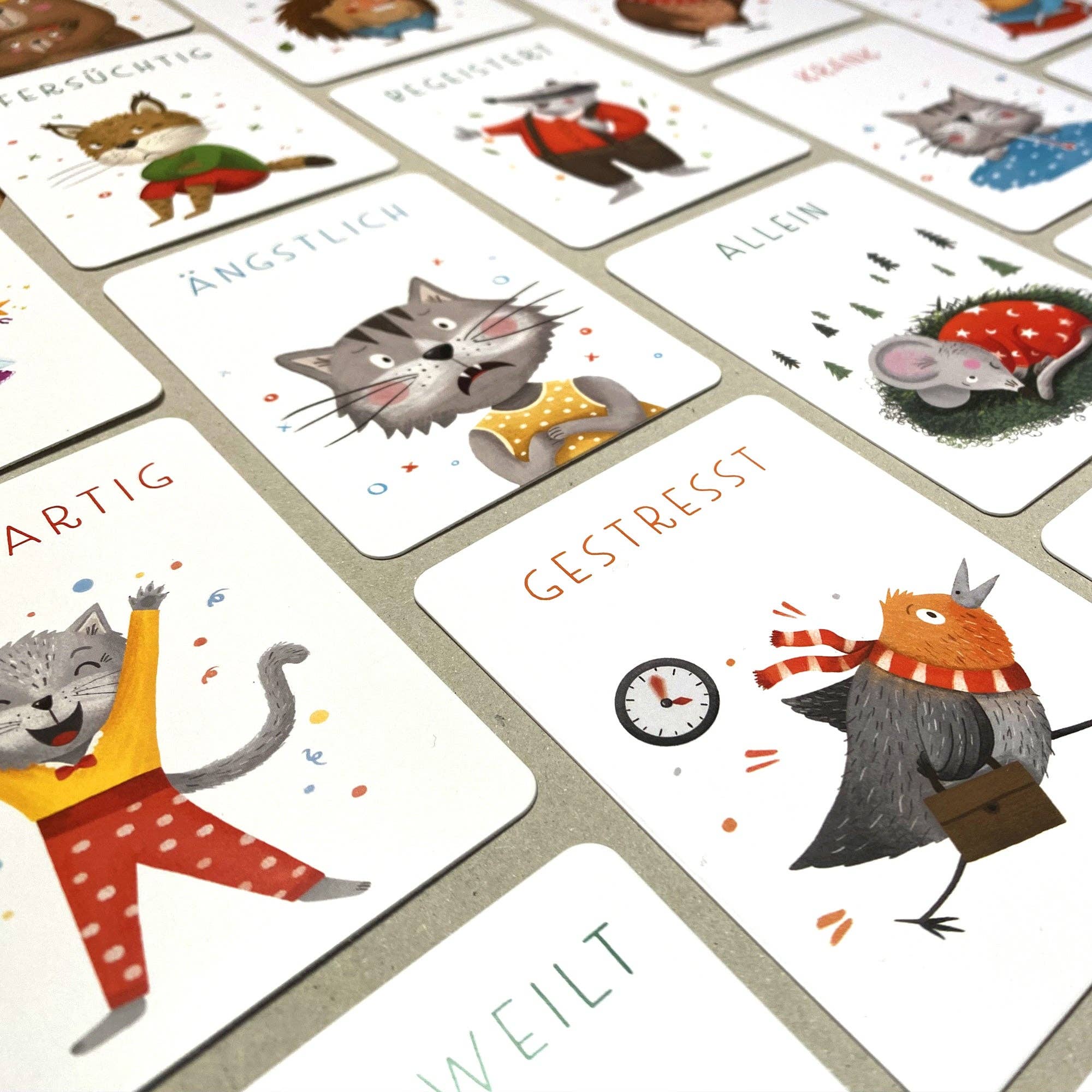 Gefühlskarten für Kinder