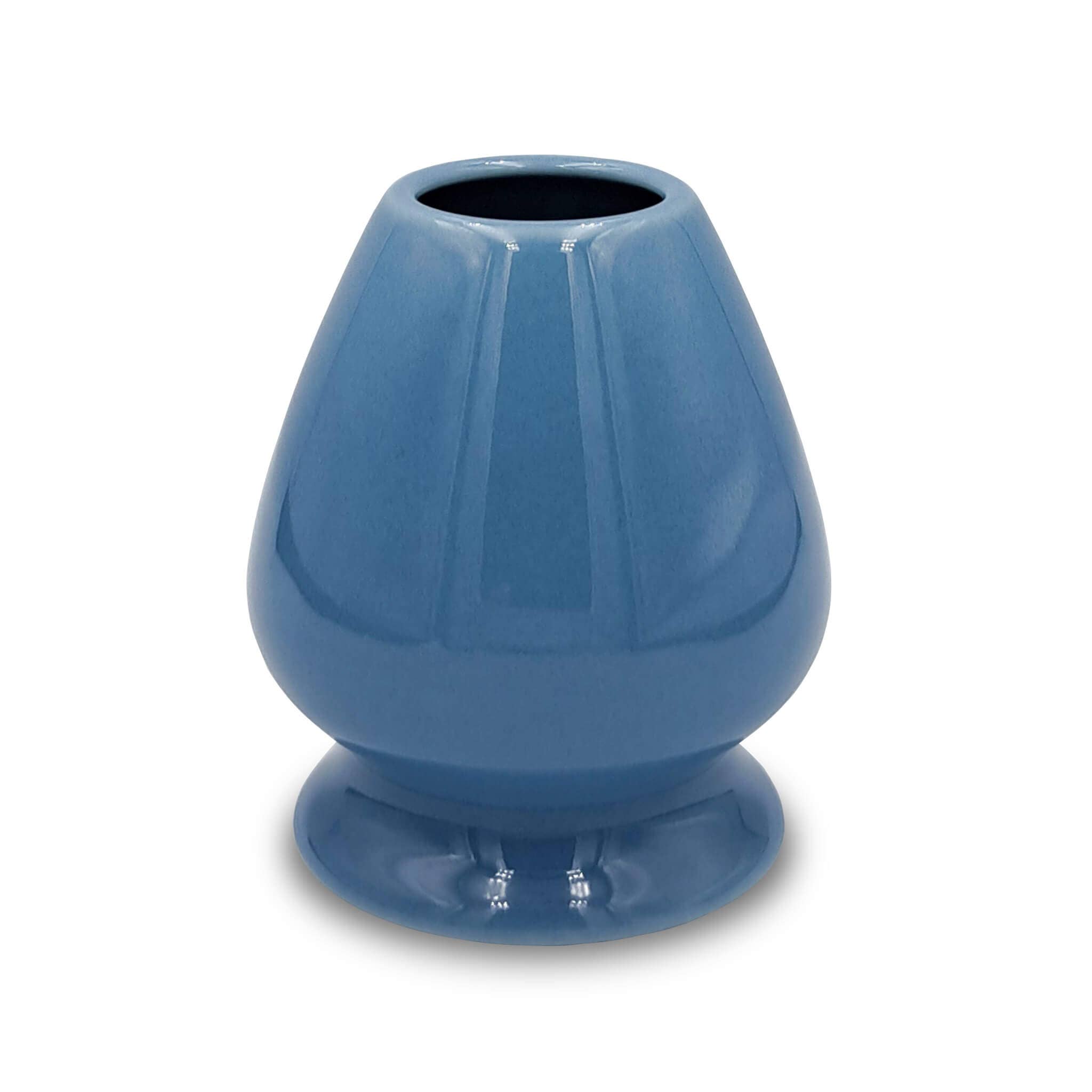 Matcha Besen Halter Kusenaoshi Blau aus Keramik