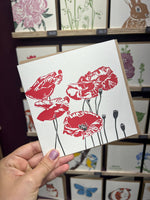 Lade das Bild in den Galerie-Viewer, Klappkarte Mohnblumen
