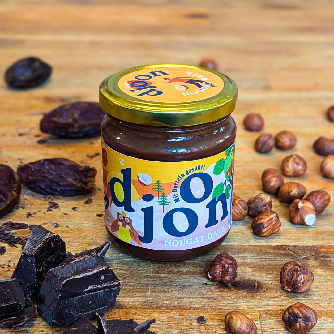 Dattelaufstrich Nougat Date 65% Haselnüsse bio & vegan