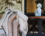 Load image into Gallery viewer, Weiche Kaschmir- und Merinowolldecke Beige
