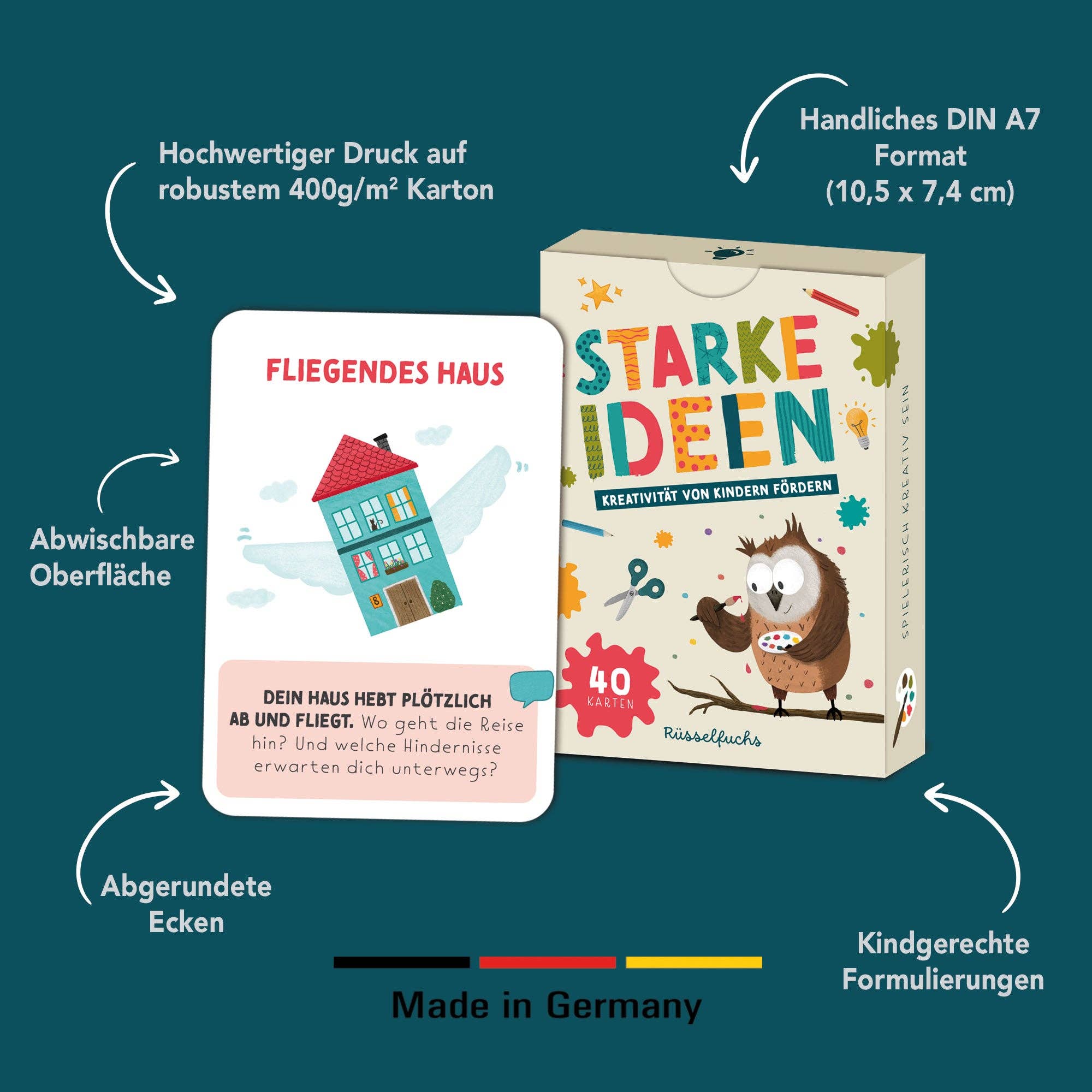 Kreativitätskarten für Kinder