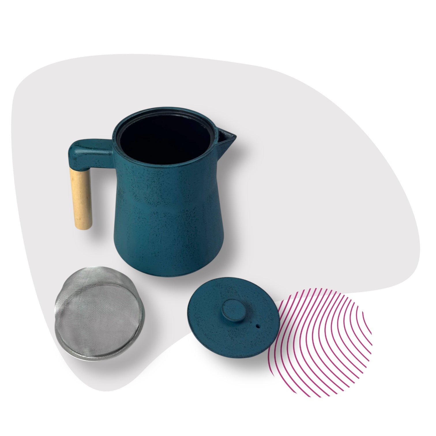 Teekanne  PUBIAN Gusseisen 1.2 l Petrol