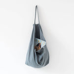 Lade das Bild in den Galerie-Viewer, Leinentasche Blue Fog
