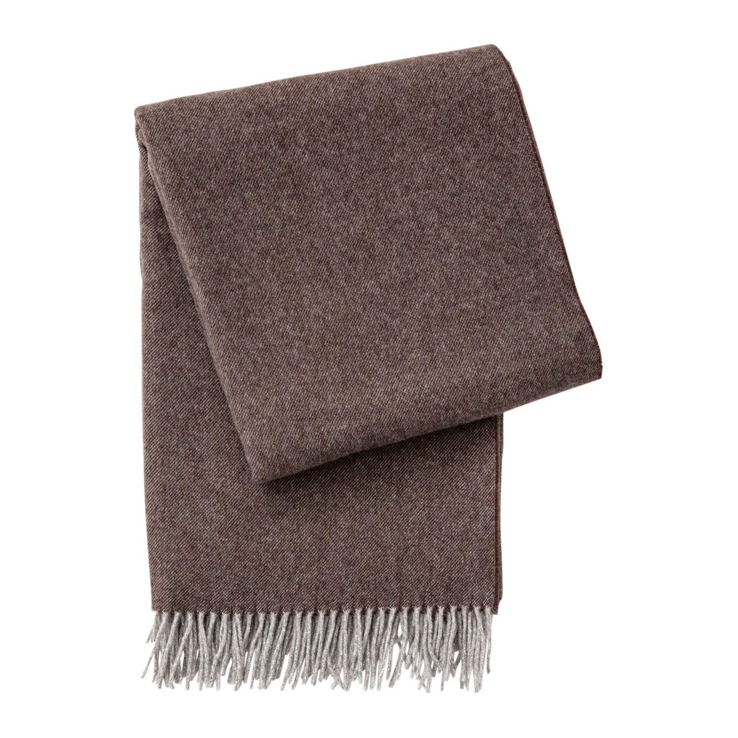 Wolldecke 100% Merinowolle Braun