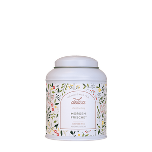Morgenfrische Grüner Tee mit Ringelblumenblüten & Rosenblütenblättern