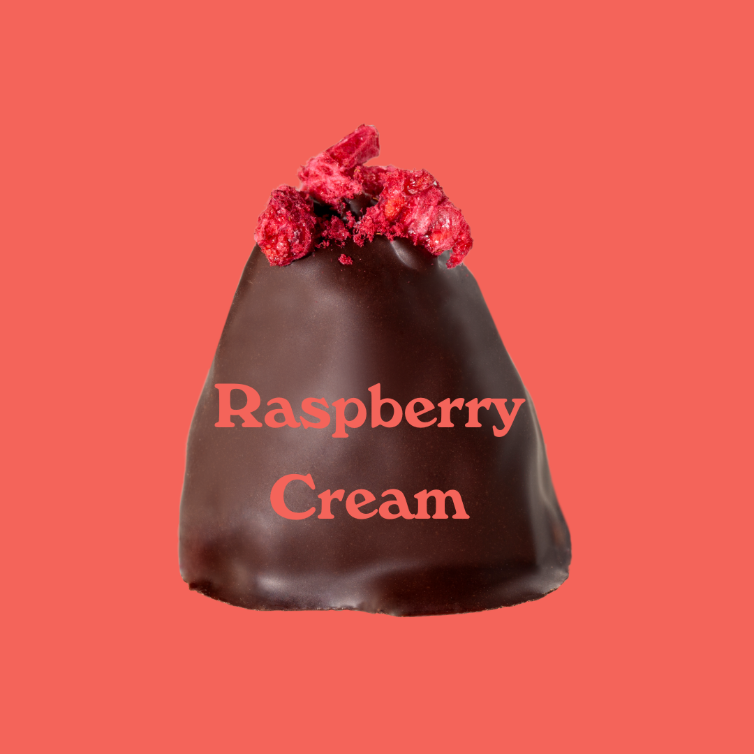 Dattelpralinen: Raspberry Cream bio & vegan