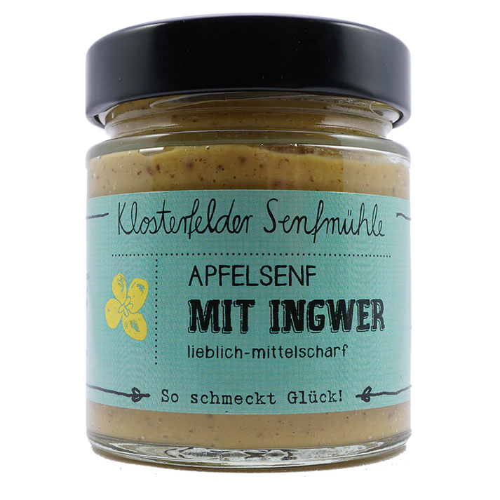 Apfelsenf mit Ingwer