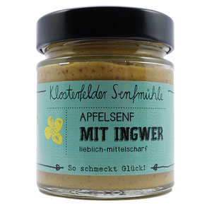 Apfelsenf mit Ingwer