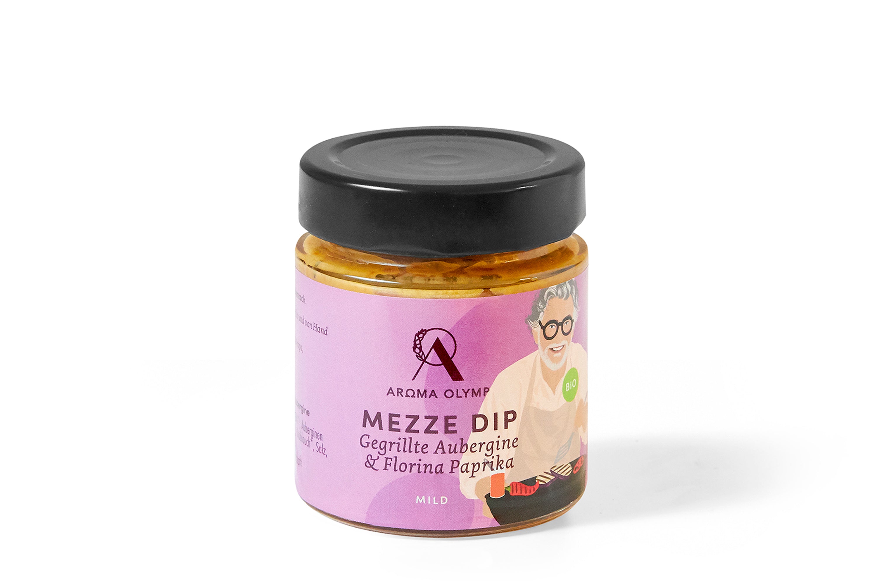 Mezze Dip Gegrillte Aubergine & Florina Paprika - bio & vegan