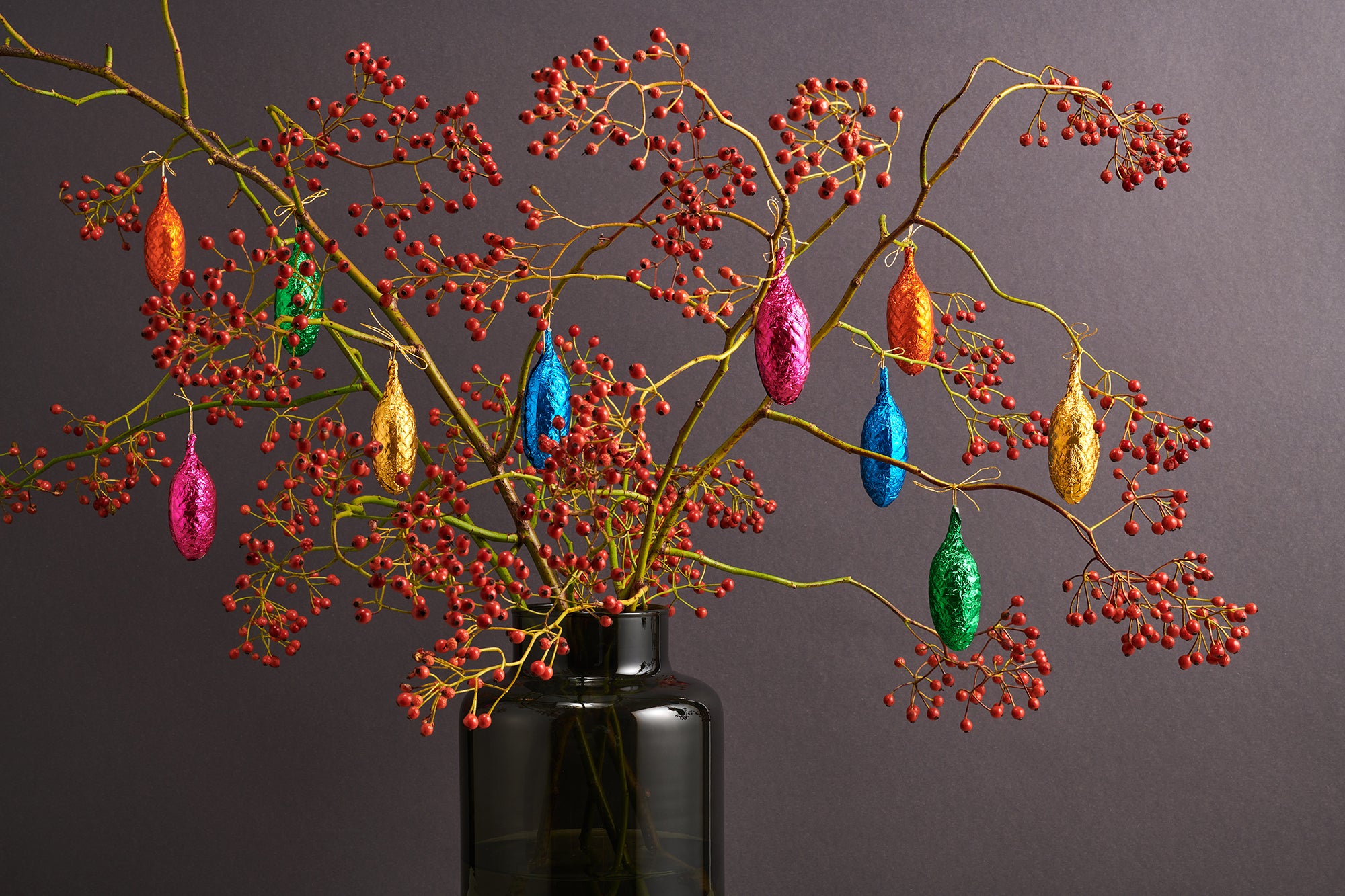 Christbaumschmuck Tannenzapfen 5er Set