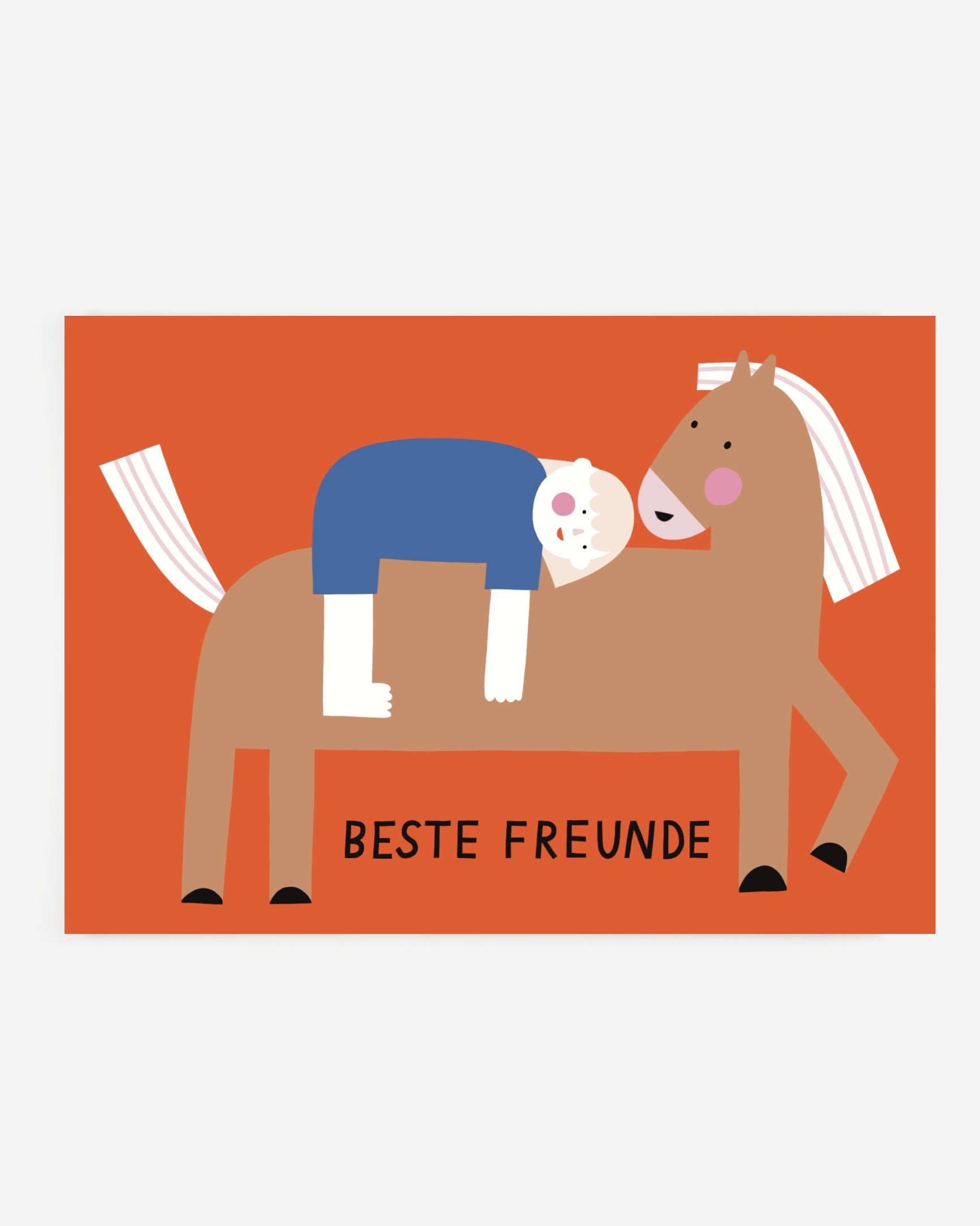 Postkarte Beste Freunde