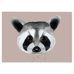 Load image into Gallery viewer, Postkarte Waschbär
