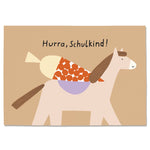 Load image into Gallery viewer, Postkarte Hurra, Schulkind!
