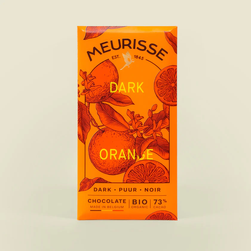 Dunkle Schokolade (73%) mit Orange - bio & vegan