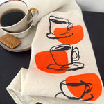 Lade das Bild in den Galerie-Viewer, Geschirrtuch Leinen Cafe au Lait
