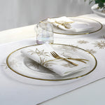 Lade das Bild in den Galerie-Viewer, Servietten Leinen &amp; Baumwolle mit Siebdruck Strohstern
