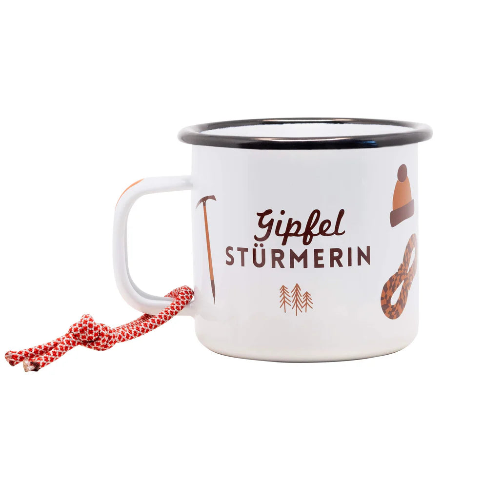 Emaille Becher - GipfelstürmerIN