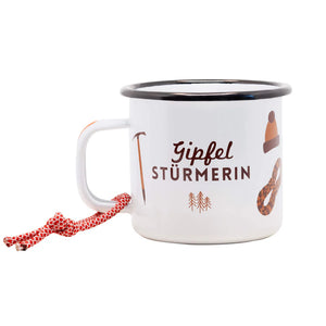 Emaille Becher - GipfelstürmerIN