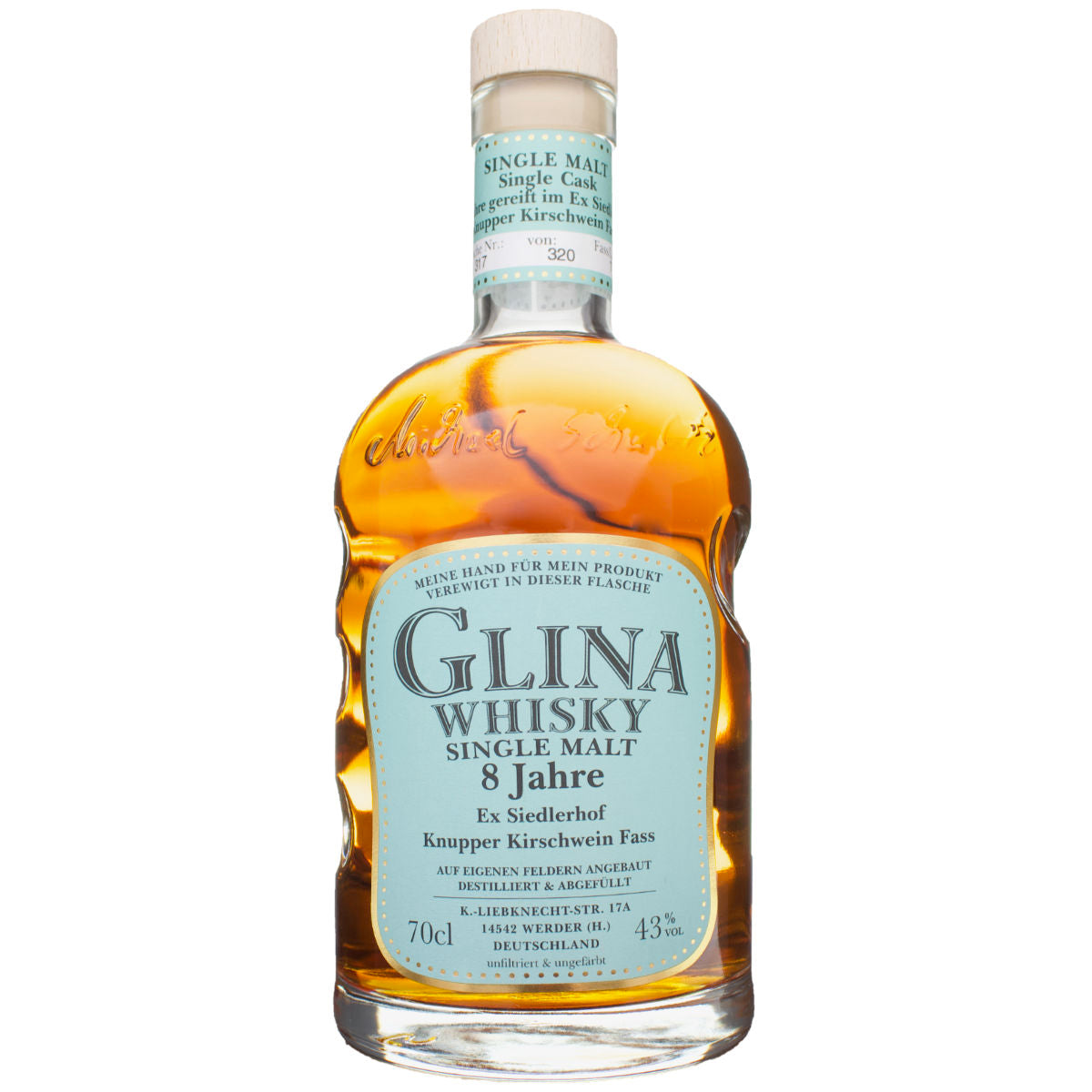 Glina Single Malt Whisky Knupperkirsch-Weinfass 0.7l