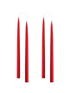 2 Kerzen red - 35 cm x ø 2.2 cm