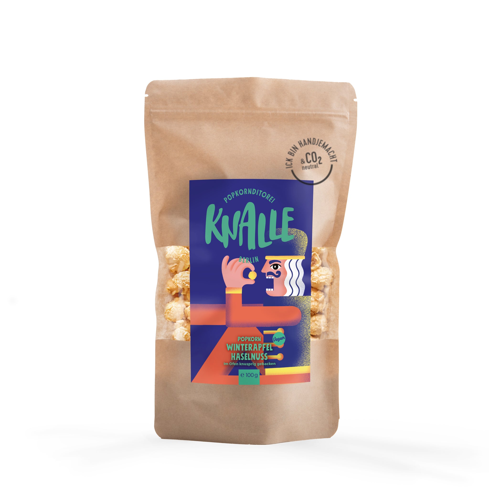 Popcorn Winterapfel Haselnuss Winteredition - vegan