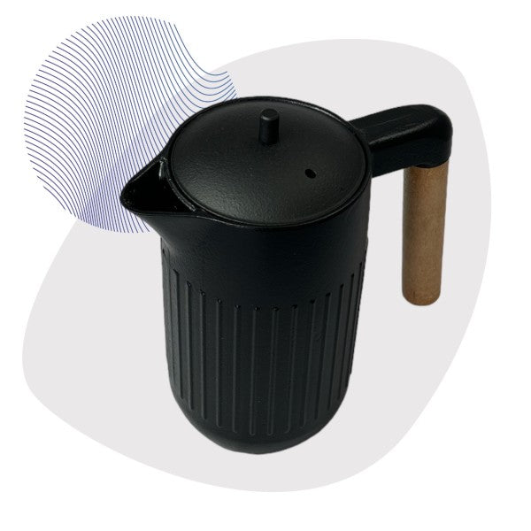 Teekanne MARUNA Gusseisen 0.9 l schwarz