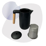 Load image into Gallery viewer, Teekanne MARUNA Gusseisen 0.9 l schwarz
