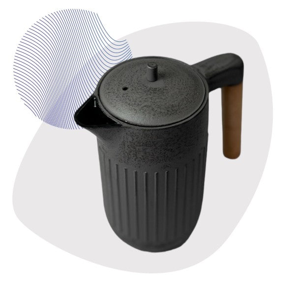 Teekanne MARUNA Gusseisen 0.9 l grau