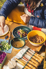 Load image into Gallery viewer, Große Emaille Schüssel Go Camping
