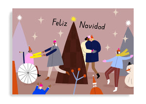 Postkarte Feliz Navidad