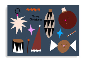 Postkarte Merry Christmas