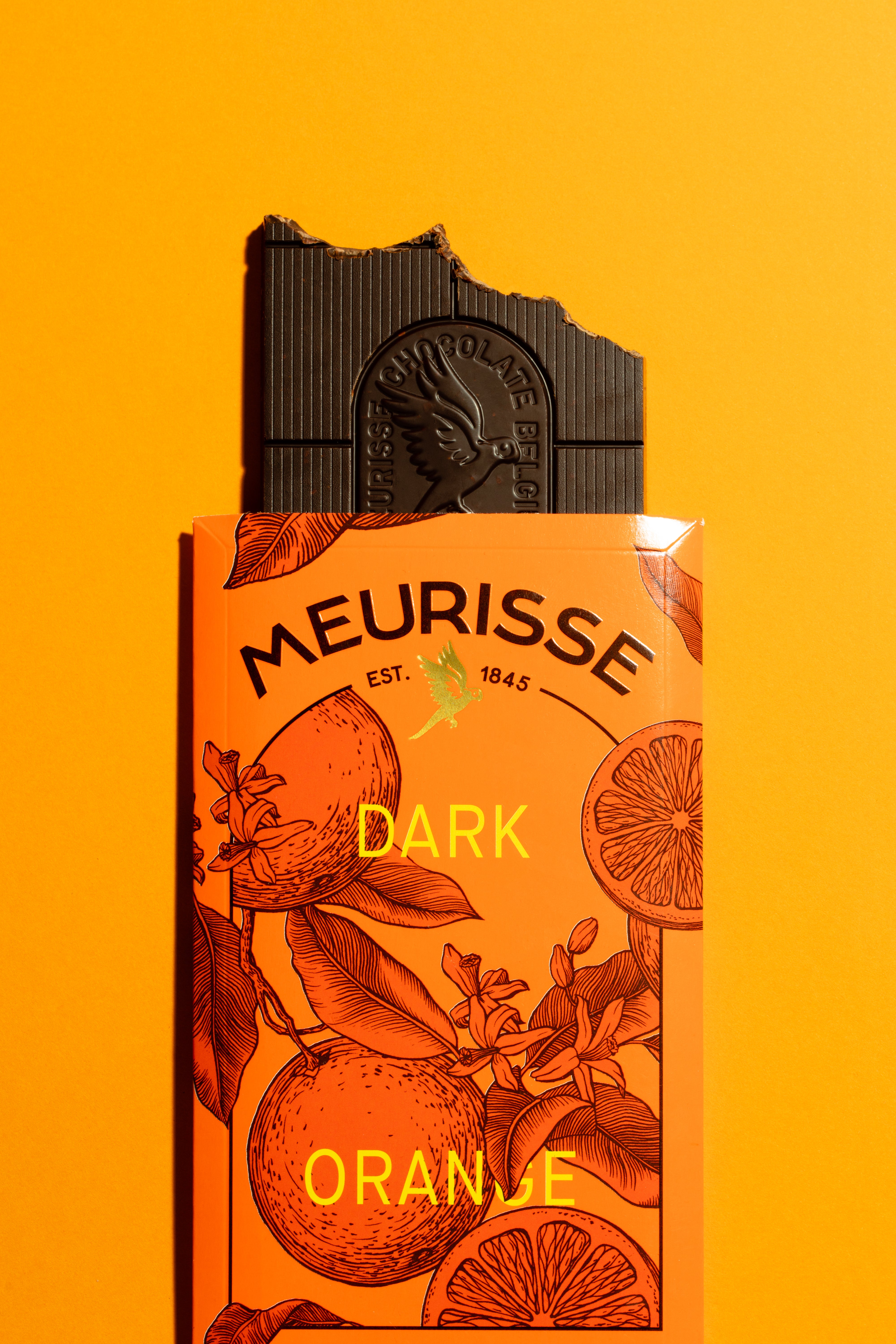 Dunkle Schokolade (73%) mit Orange - bio & vegan