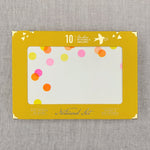 Lade das Bild in den Galerie-Viewer, Notecard-Set Risodruck Konfetti Gelb
