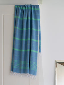 SALE Hamamtuch XL ozeanblau & jadegrün 220 x 160 cm