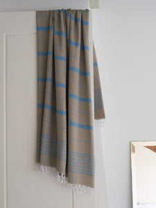 NEU Hamamtuch olivegrün & oceanblau