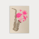 Lade das Bild in den Galerie-Viewer, Postkarte Saxophon
