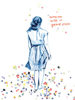 Lade das Bild in den Galerie-Viewer, Druck &quot;Girl with a good view&quot; A4
