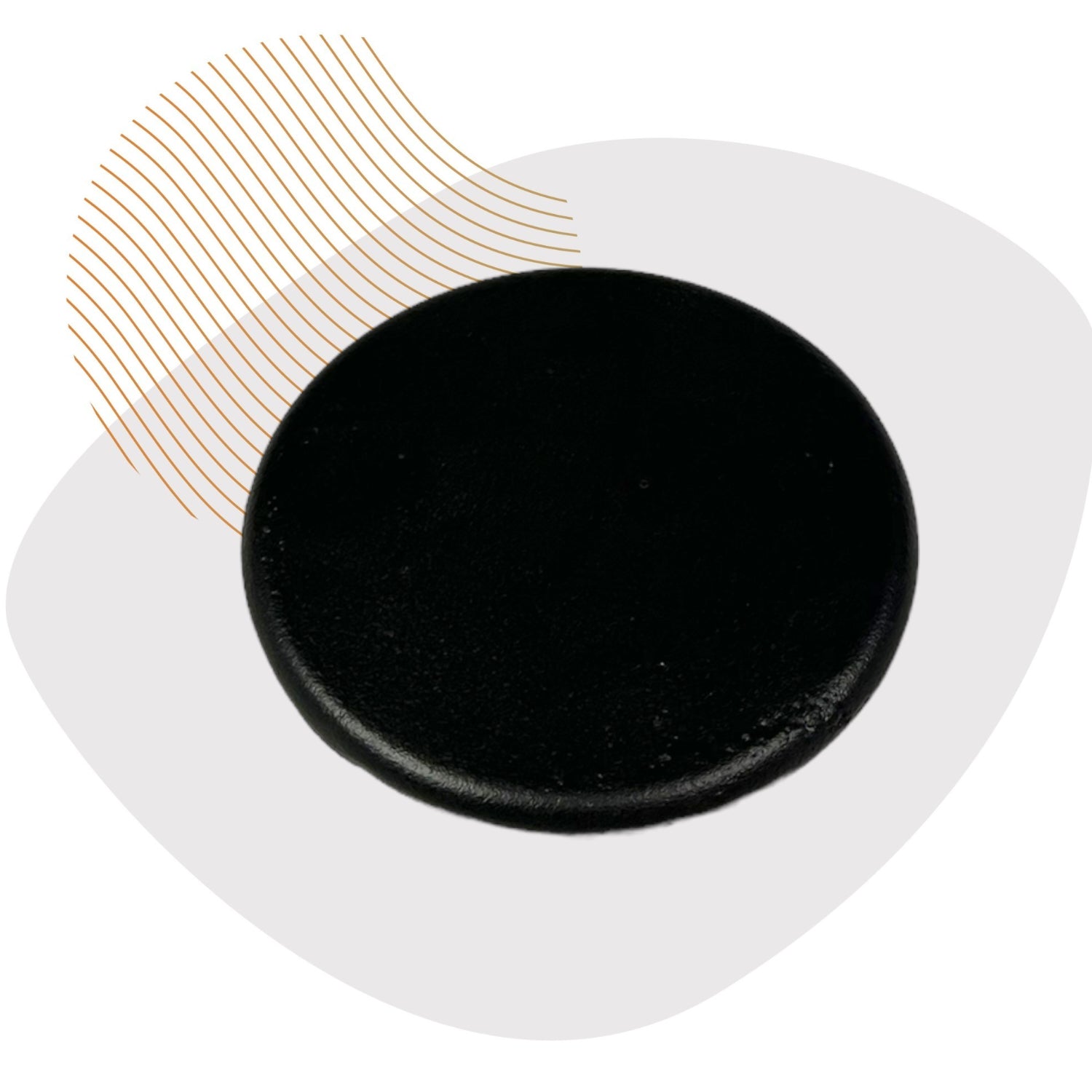 Untersetzer Gusseisen Ø 11.5 cm schwarz