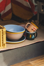 Load image into Gallery viewer, Kleine Emaille Tasse Wald
