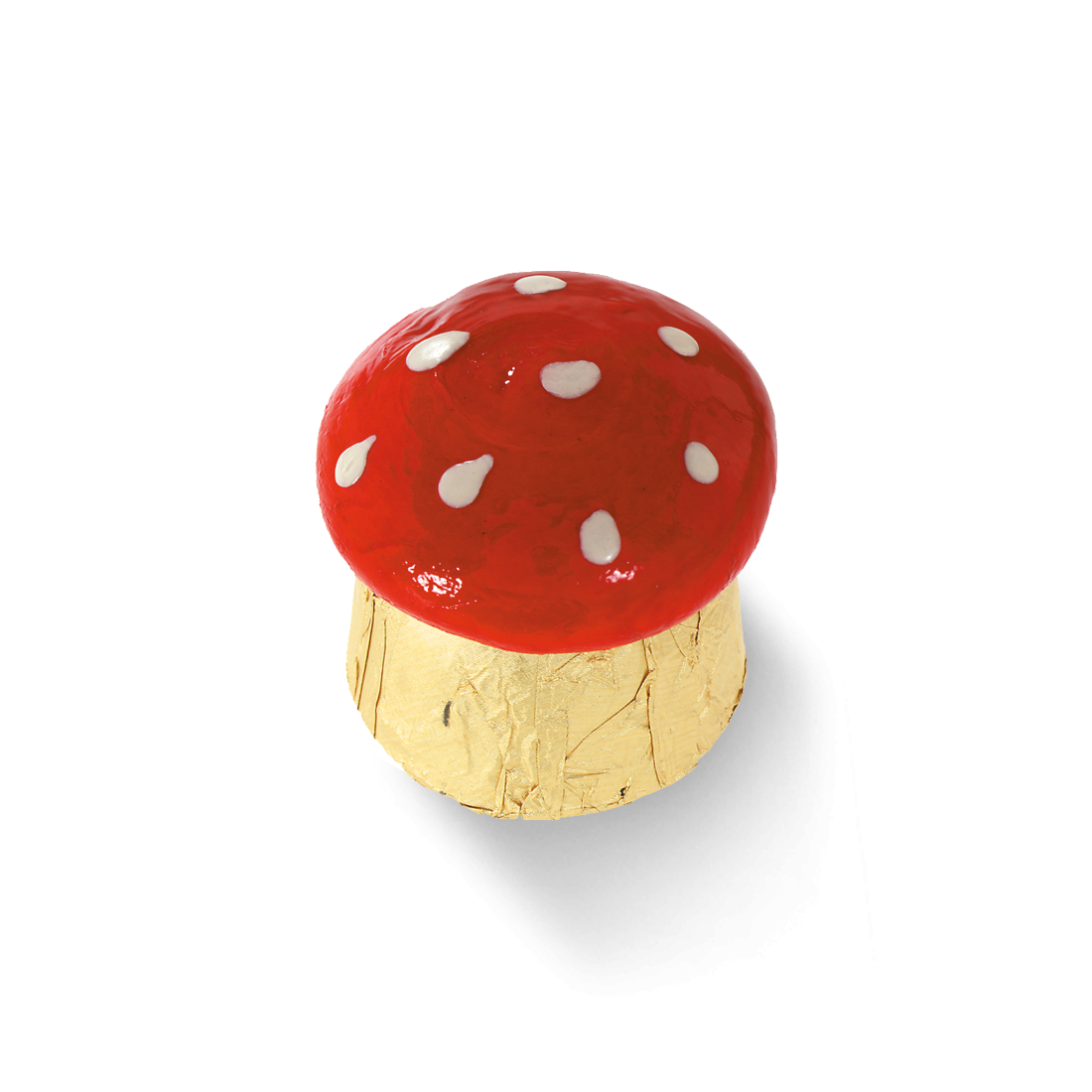Kleine Schachtel Schokoladen-Pilze Viel Glück!