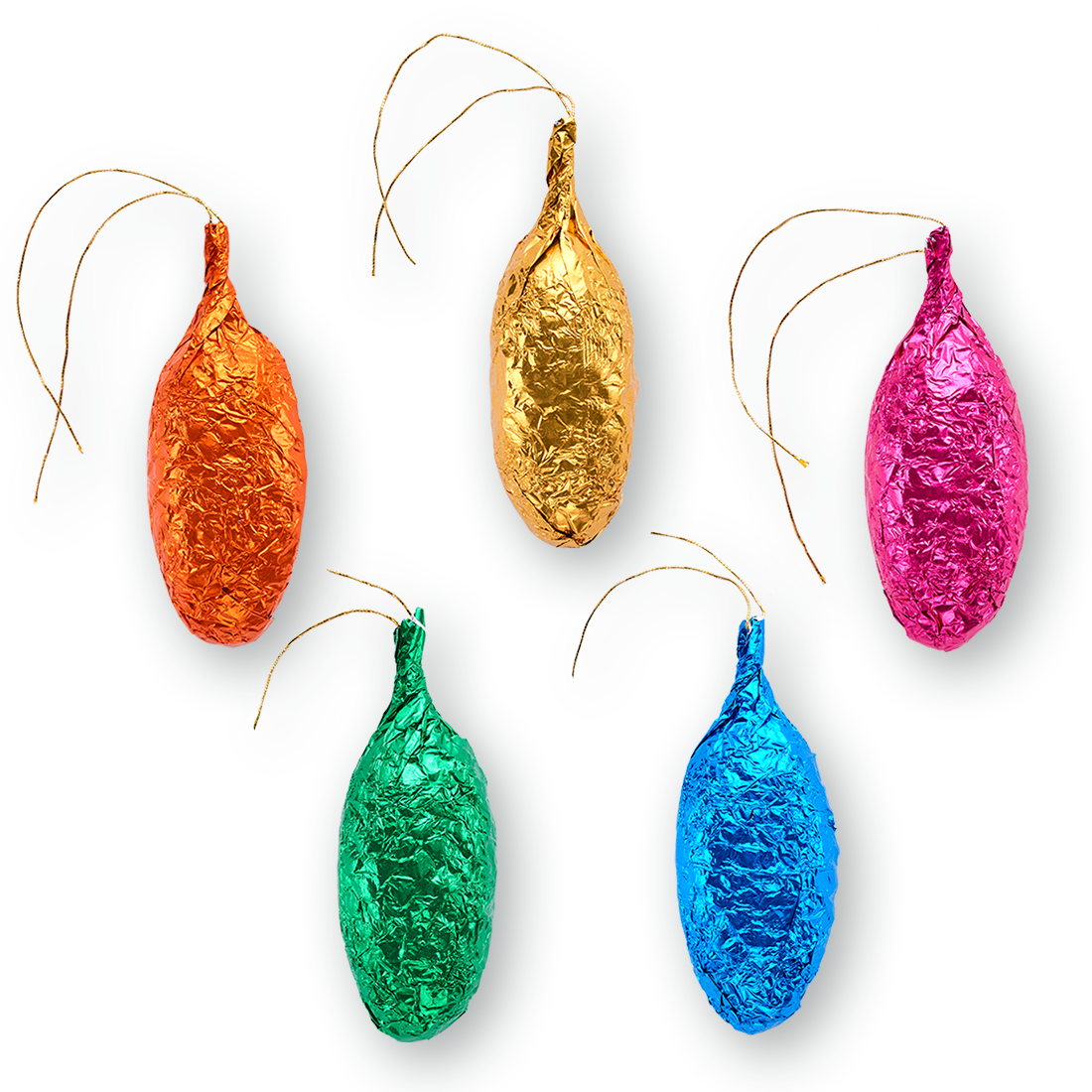 Christbaumschmuck Tannenzapfen Gebrannte Mandel Zartbitter - 1 Stück