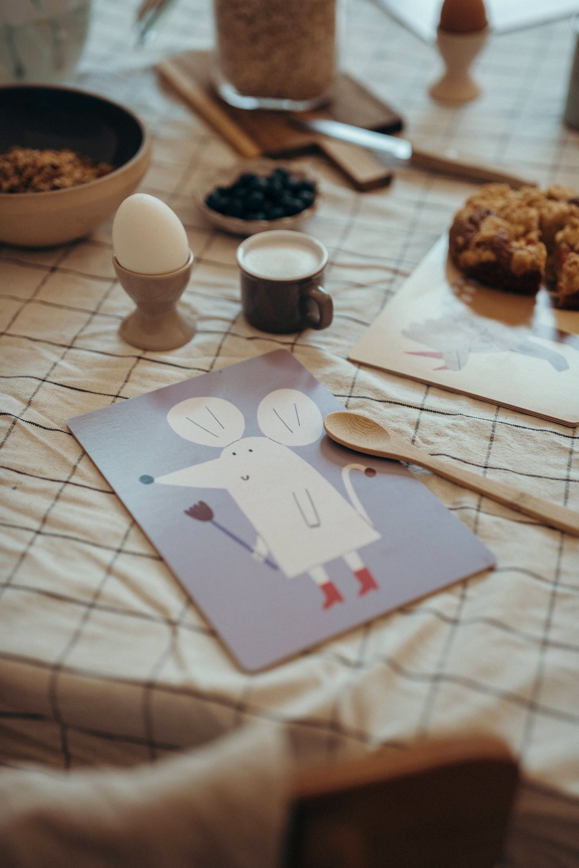 Frühstücksbrettchen Gestiefelte Maus