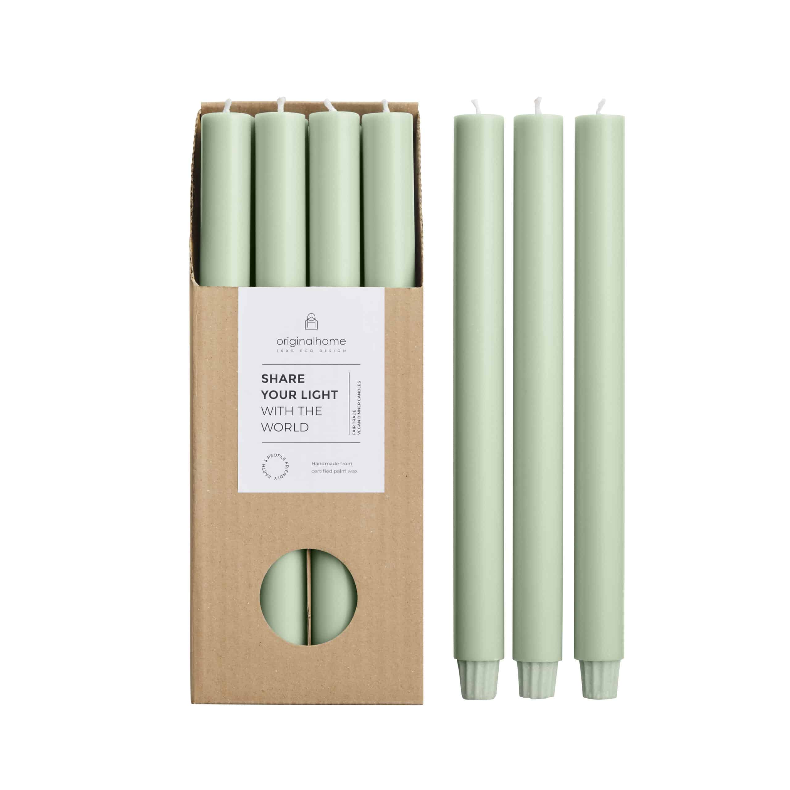 Tafelkerze Long Salbei 30 cm - ø 2.5 cm 1 Stück