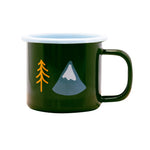 Load image into Gallery viewer, Kleine Emaille Tasse Wald
